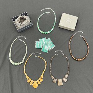 Jay King Sterling Silver Assorted Natural Gemstone Necklaces HSN $550 [Lot of 5]